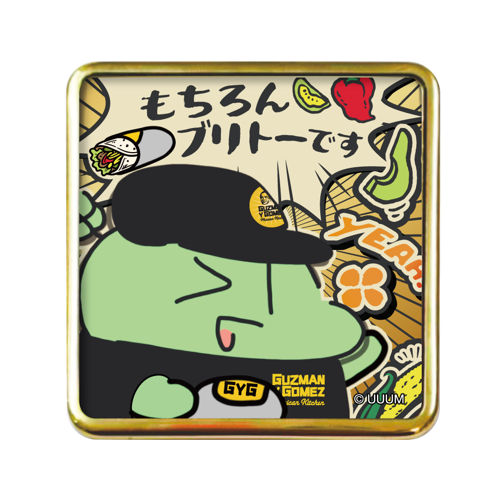 【のばまん×GYG】トレーディング箔缶バッジ<全6種>