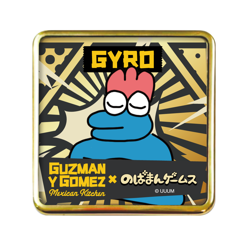 【のばまん×GYG】トレーディング箔缶バッジ<全6種>
